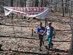 Jim Henderson and Sam Levitin approaching the finish